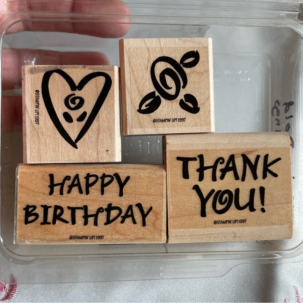 Stampin Up “Mini Bold Greetings”